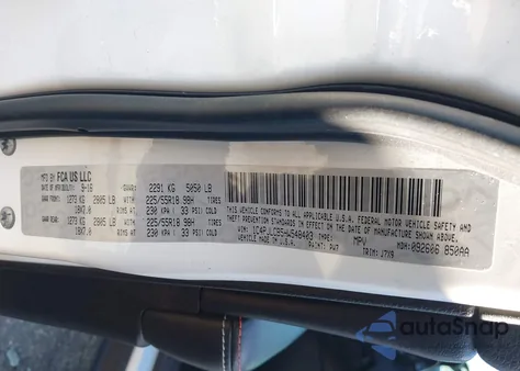 2017 Jeep Cherokee 75Th Anniversary Edition Fwd из США, поврежденный, VIN 1C4PJLCB5HW548403